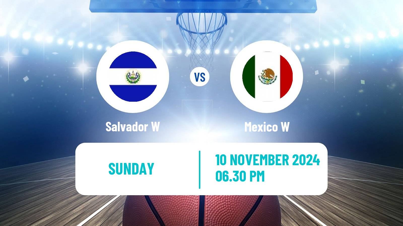 Basketball Centrobasket Championship Women Salvador W - Mexico W