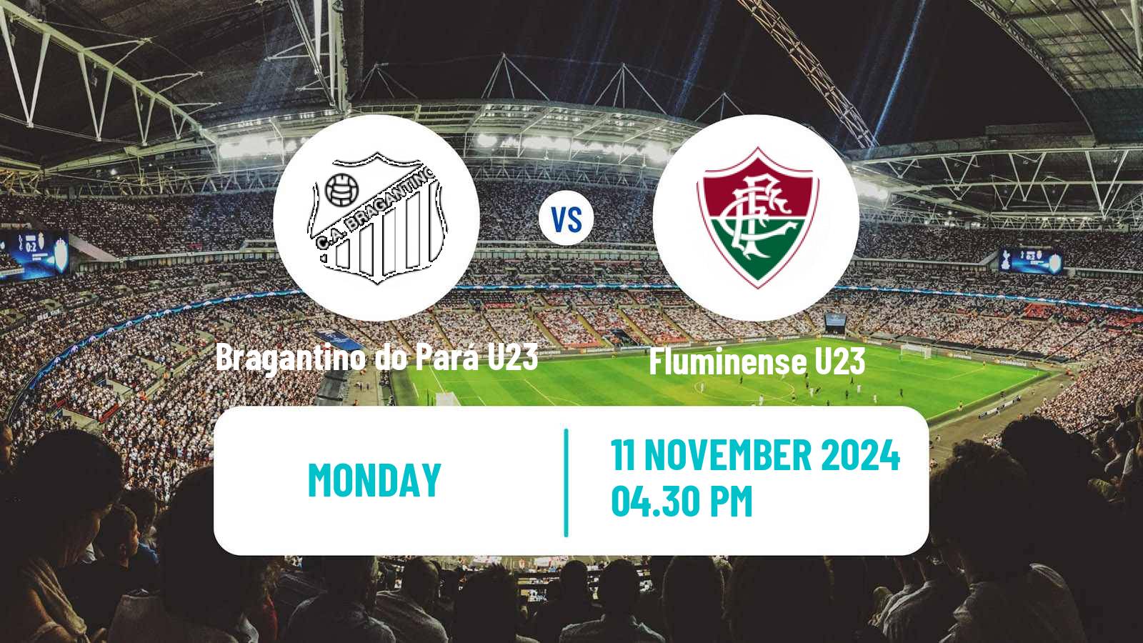 Soccer Brasileiro U23 Bragantino do Pará U23 - Fluminense U23