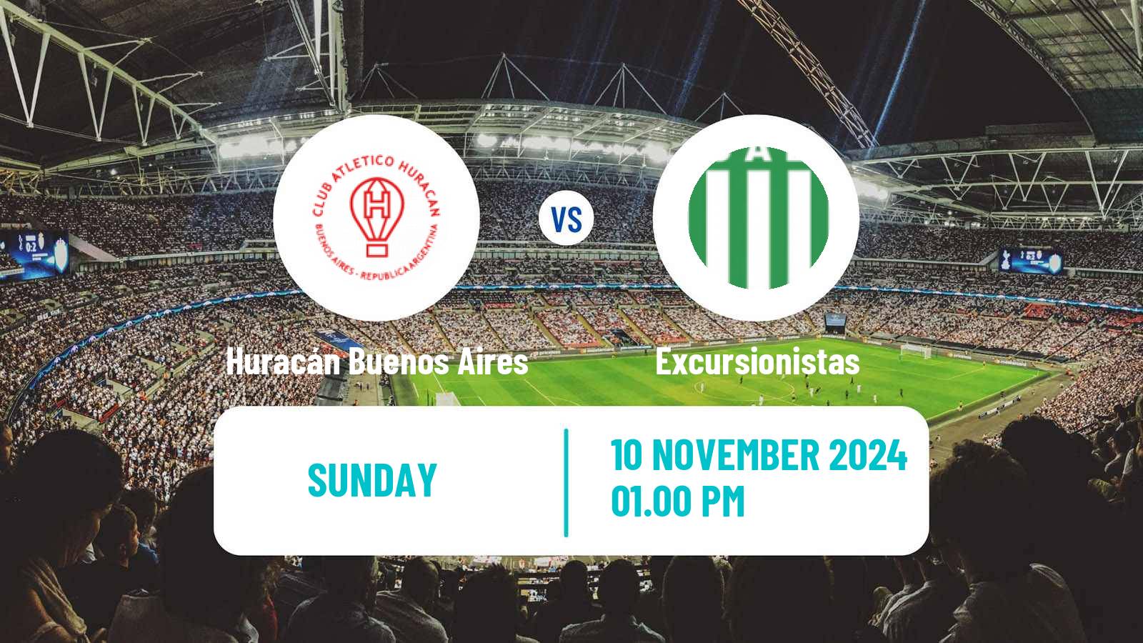 Soccer Argentinian Primera A Women Huracán Buenos Aires - Excursionistas