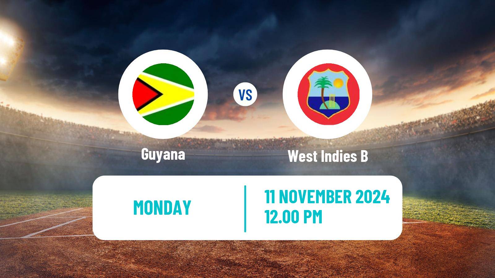 Cricket Super50 Guyana - West Indies B