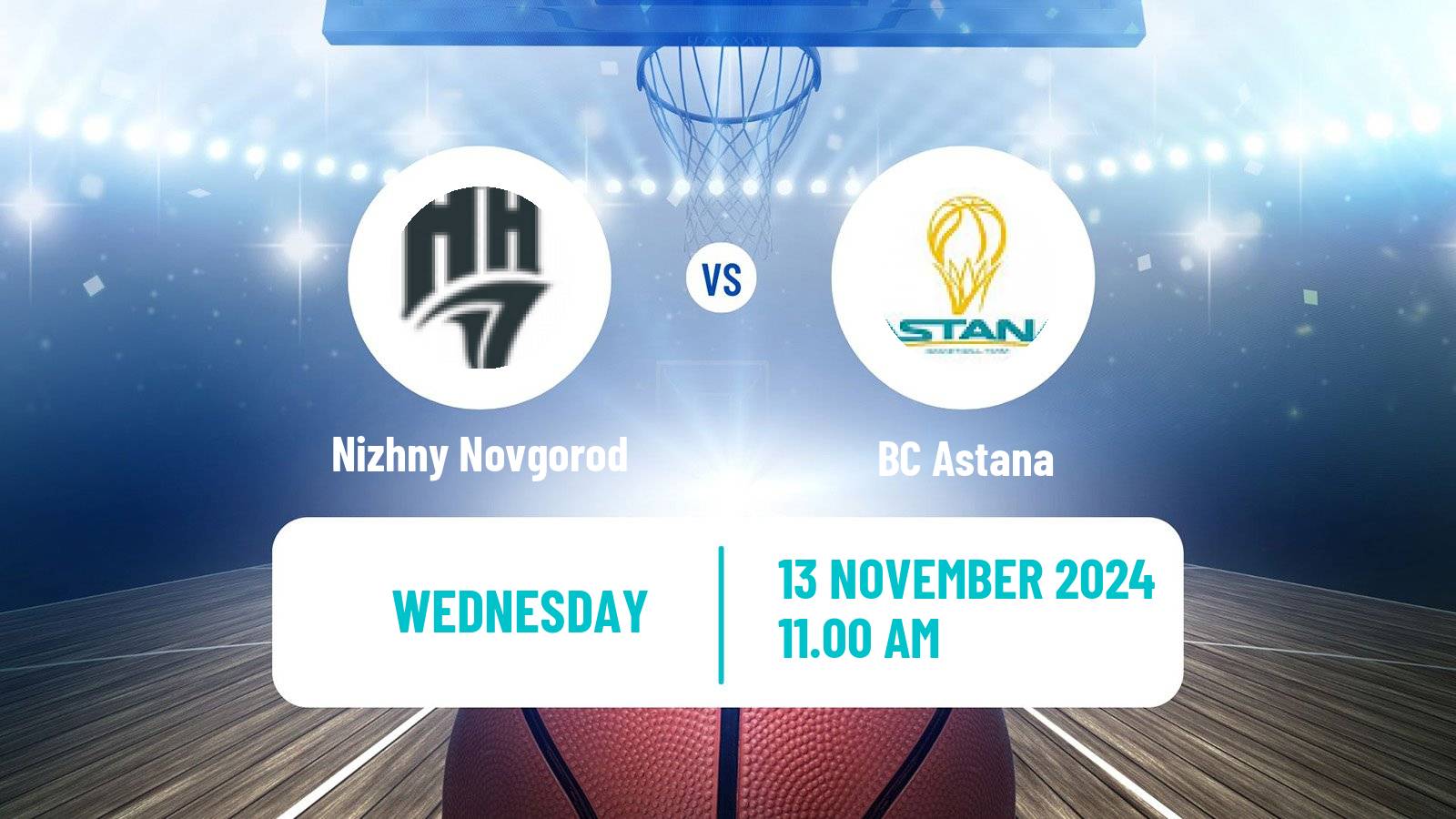 Basketball VTB United League Nizhny Novgorod - Astana