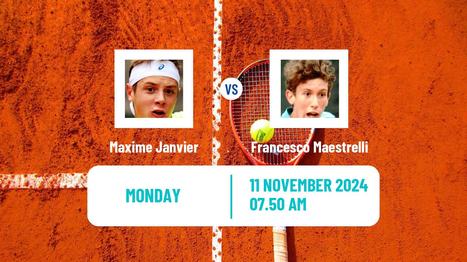 Tennis Lyon 2 Challenger Men Maxime Janvier - Francesco Maestrelli