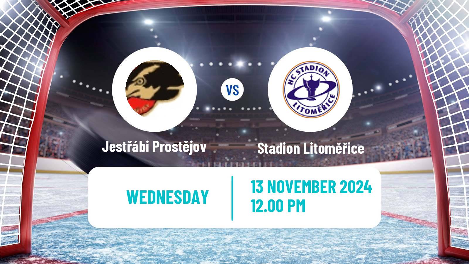 Hockey Czech Chance Liga Jestřábi Prostějov - Stadion Litoměřice