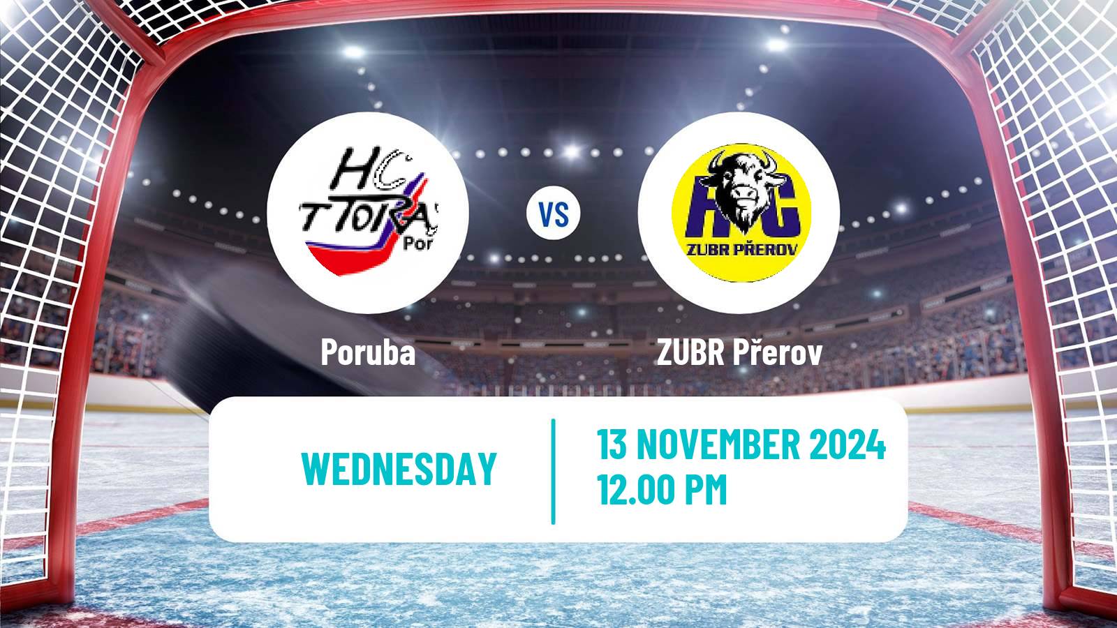 Hockey Czech Chance Liga Poruba - ZUBR Přerov