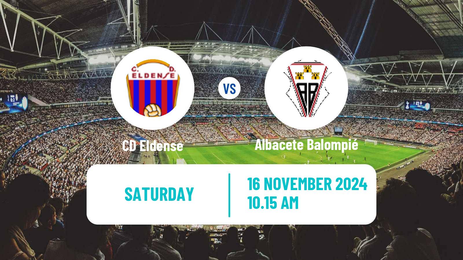 Soccer Spanish LaLiga2 Eldense - Albacete Balompié