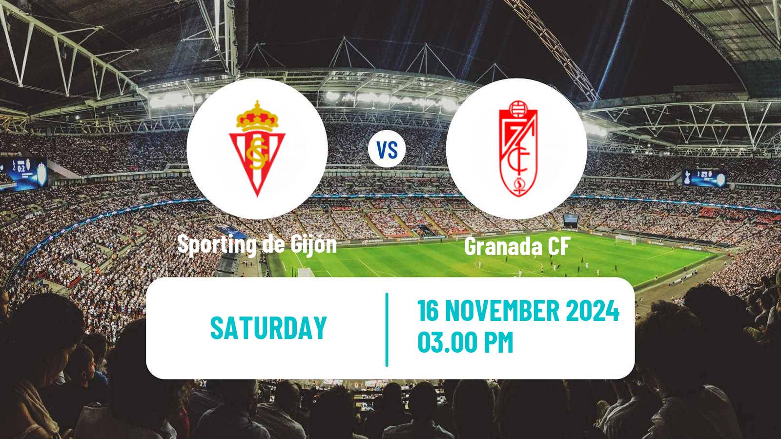 Soccer Spanish LaLiga2 Sporting de Gijón - Granada