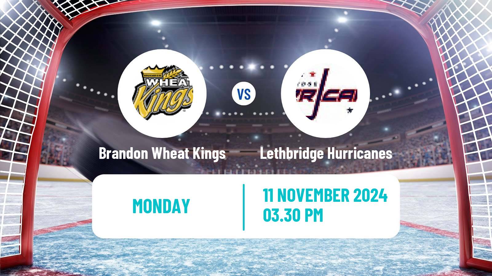 Hockey WHL Brandon Wheat Kings - Lethbridge Hurricanes