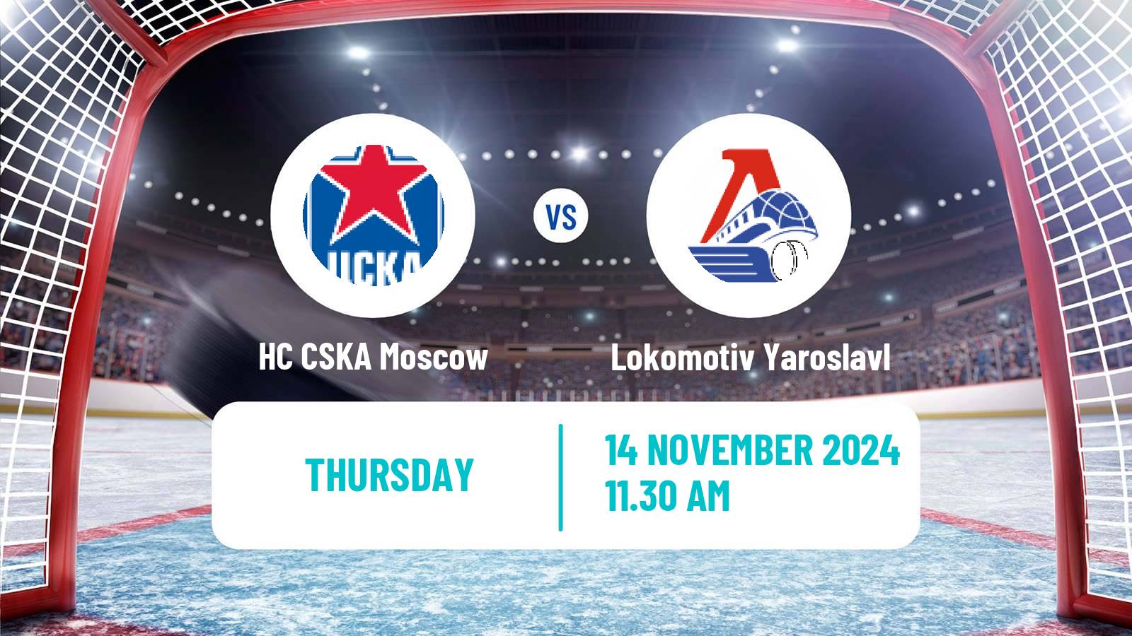 Hockey KHL HC CSKA Moscow - Lokomotiv Yaroslavl