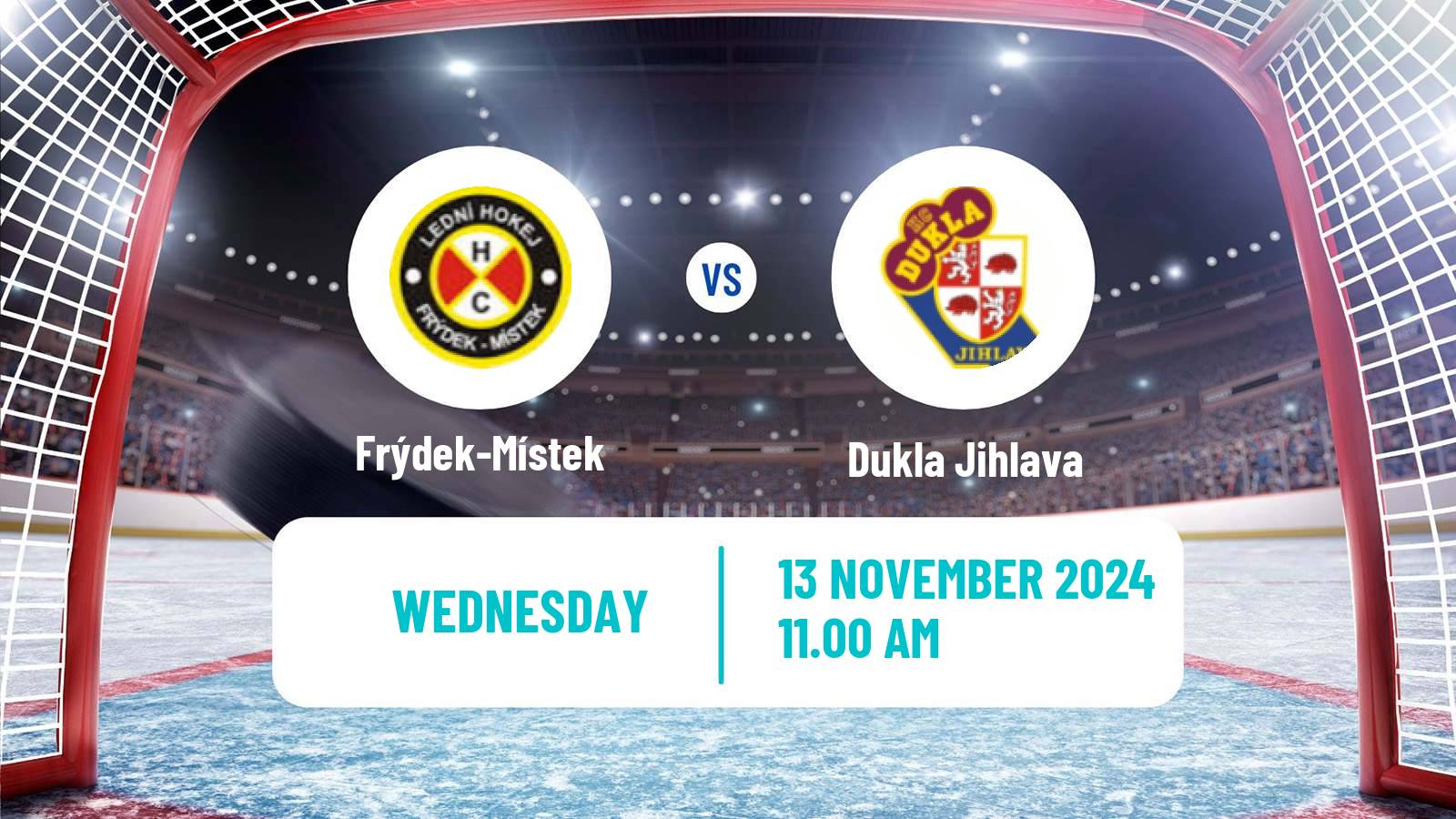 Hockey Czech Chance Liga Frýdek-Místek - Dukla Jihlava