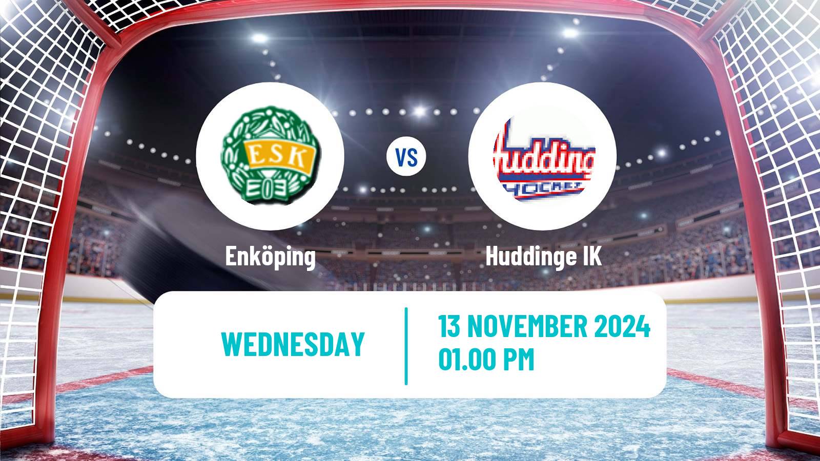 Hockey Swedish HockeyEttan Ostra Enköping - Huddinge