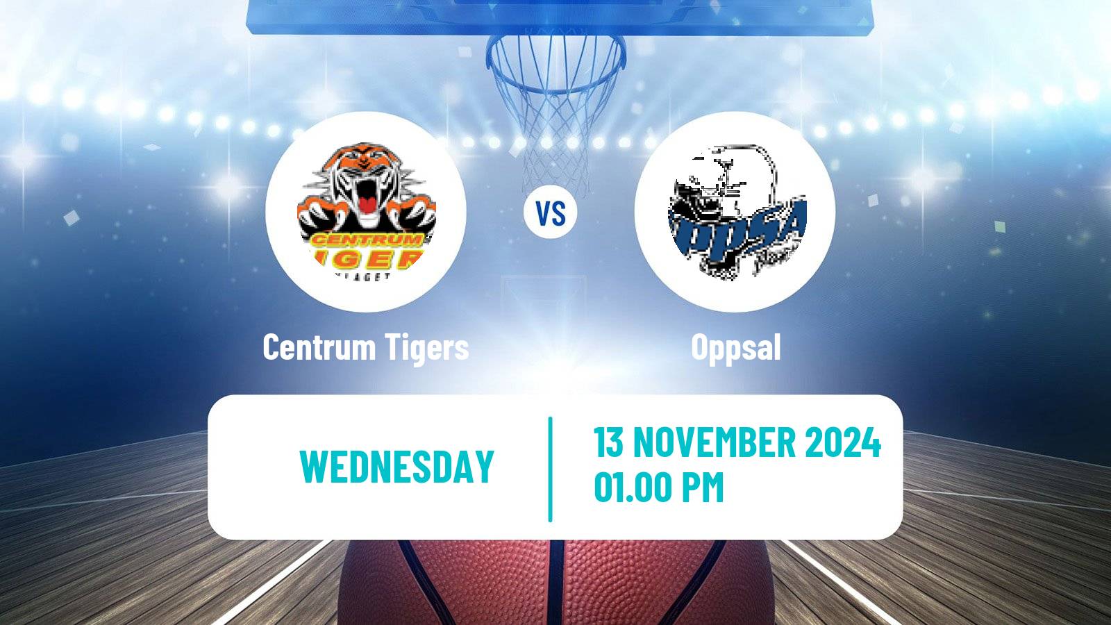 Basketball Norwegian BLNO Centrum Tigers - Oppsal