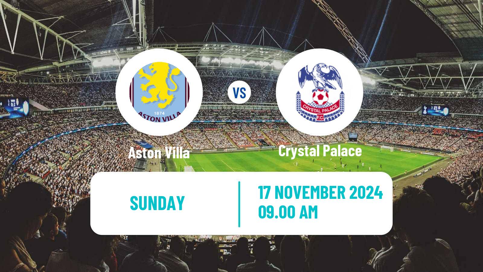 Soccer English WSL Aston Villa - Crystal Palace