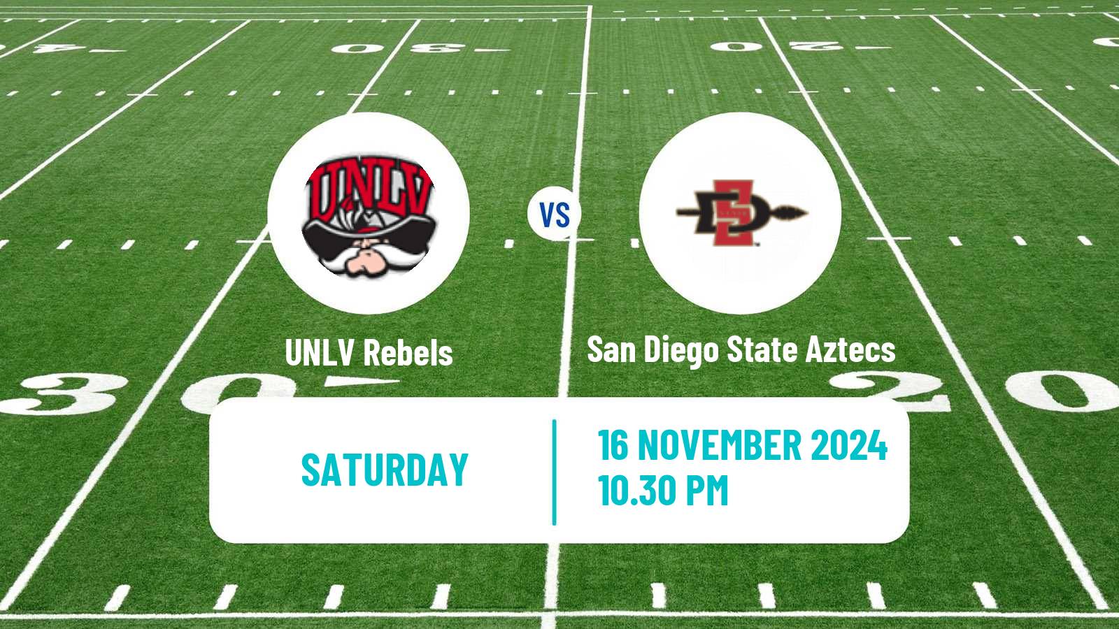 American football NCAA College Football UNLV Rebels - San Diego State Aztecs