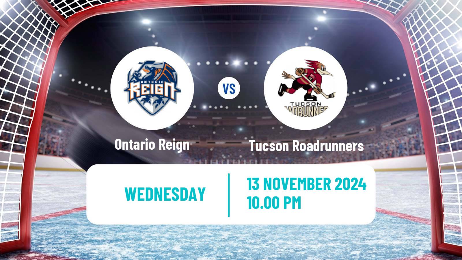 Hockey AHL Ontario Reign - Tucson Roadrunners