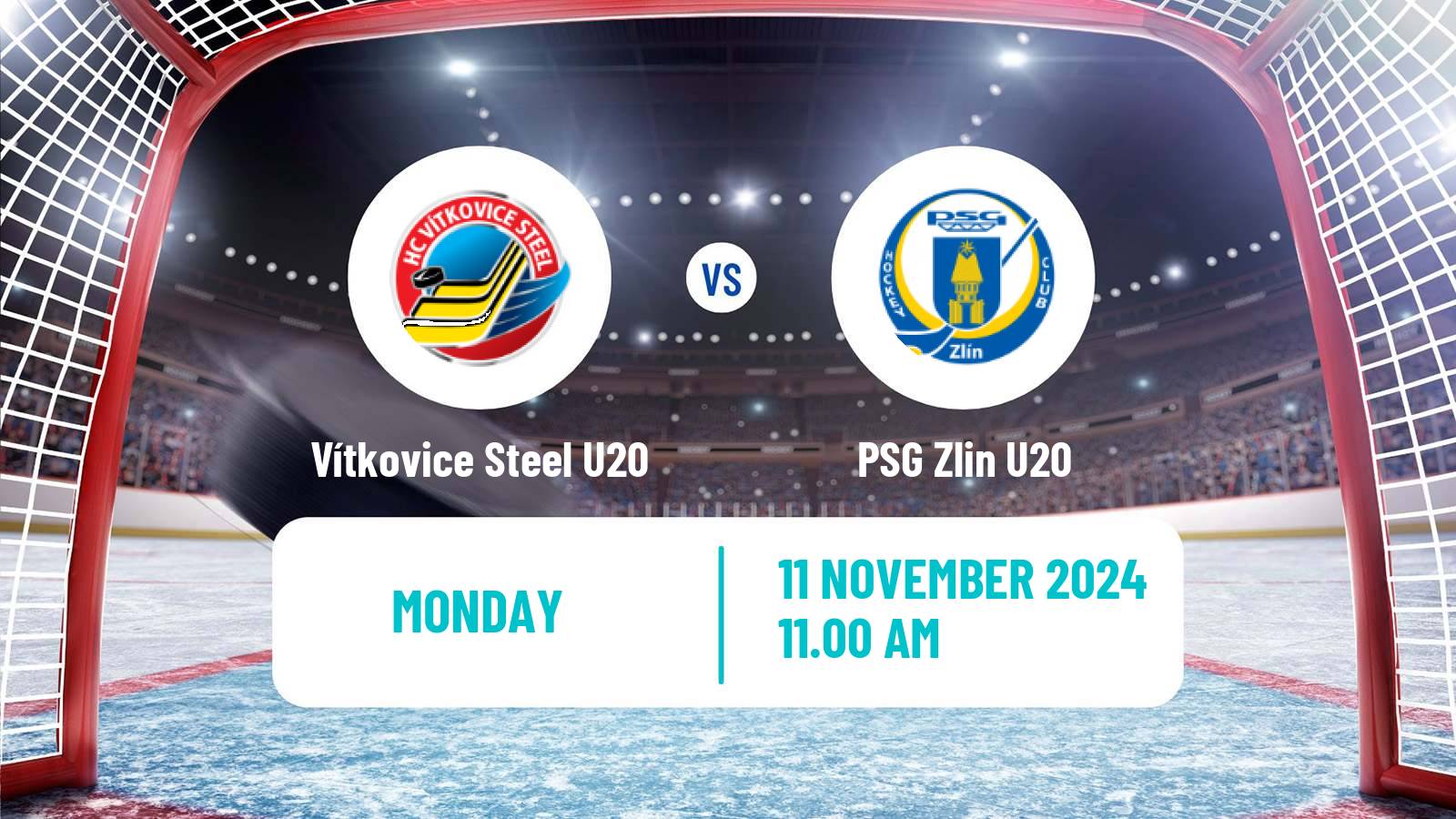 Hockey Czech ELJ Vítkovice Steel U20 - Zlin U20