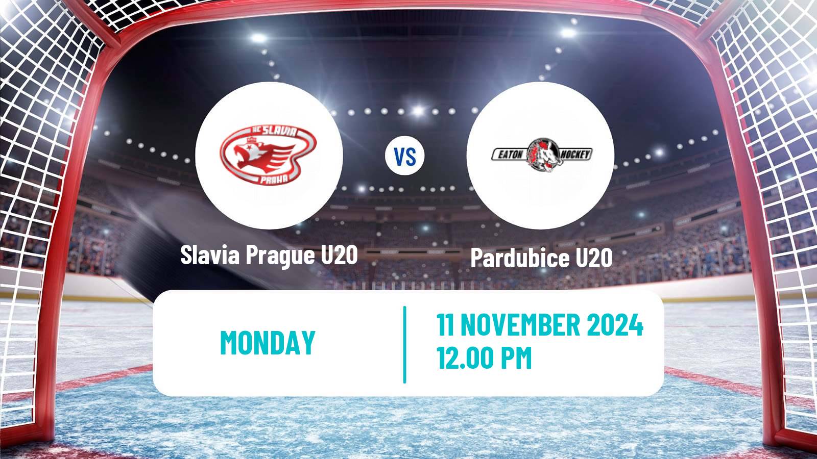 Hockey Czech ELJ Slavia Prague U20 - Pardubice U20