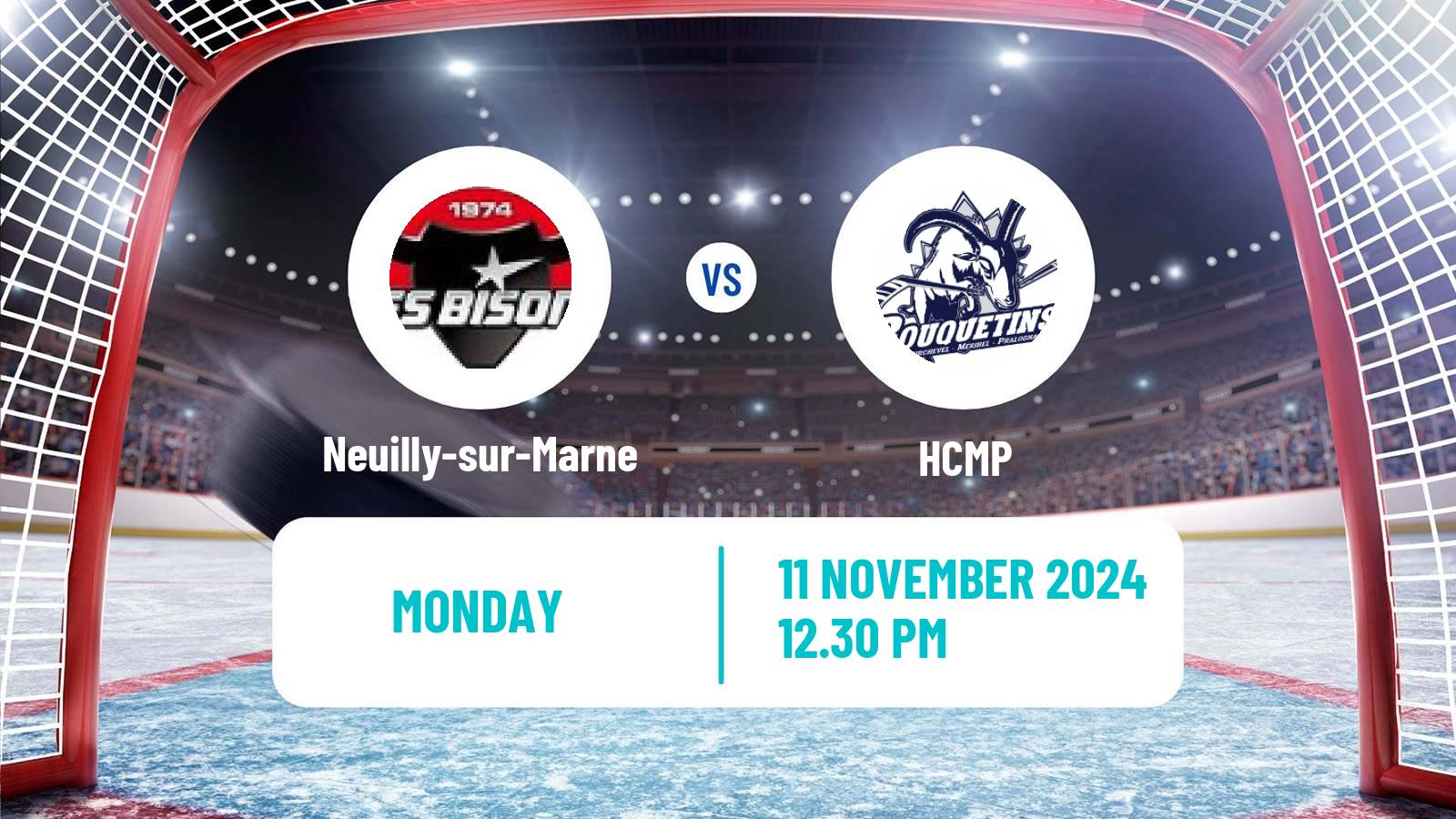 Hockey French D1 Ice Hockey Neuilly-sur-Marne - HCMP