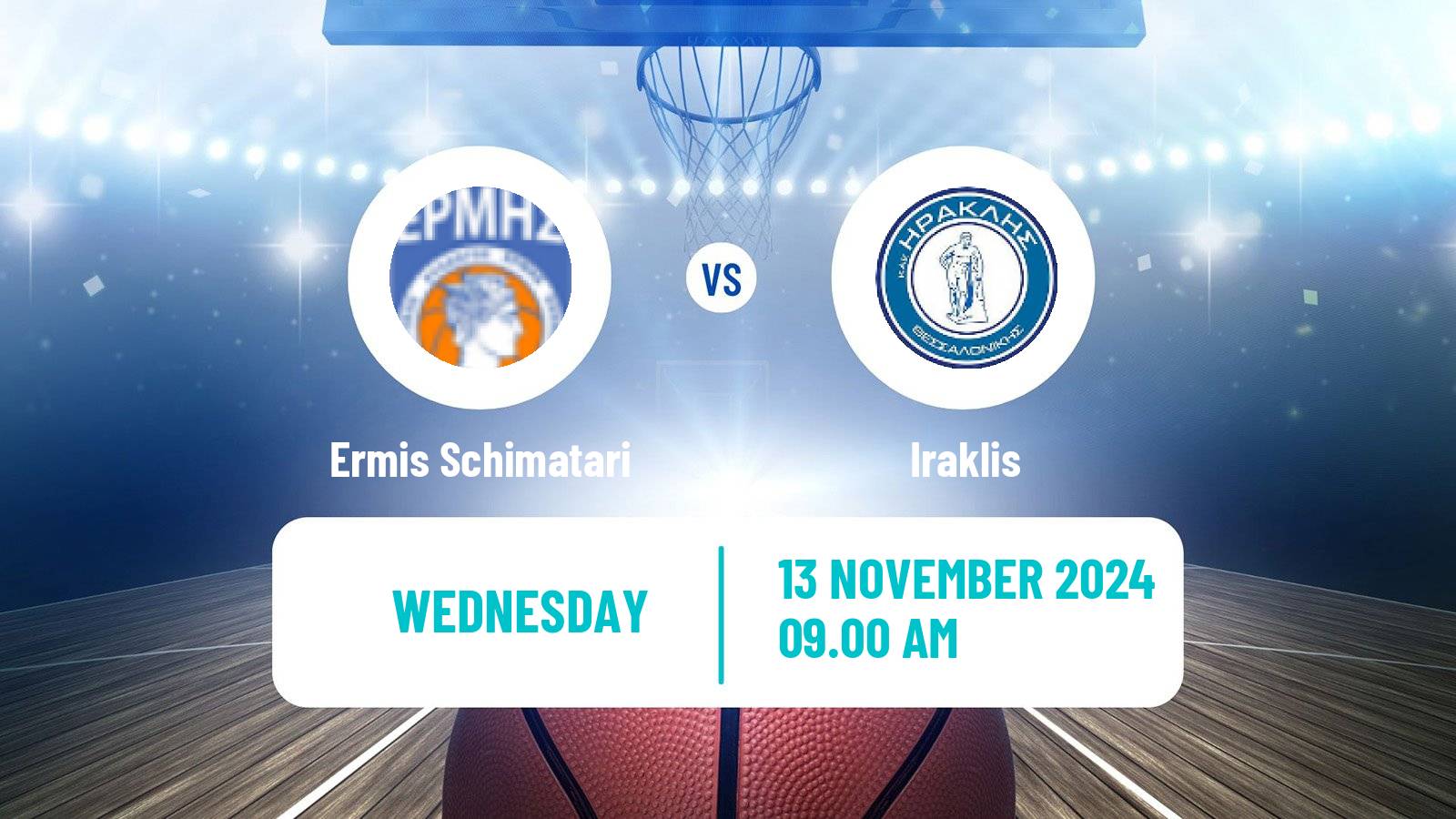 Basketball Greek Elite League Basketball Ermis Schimatari - Iraklis