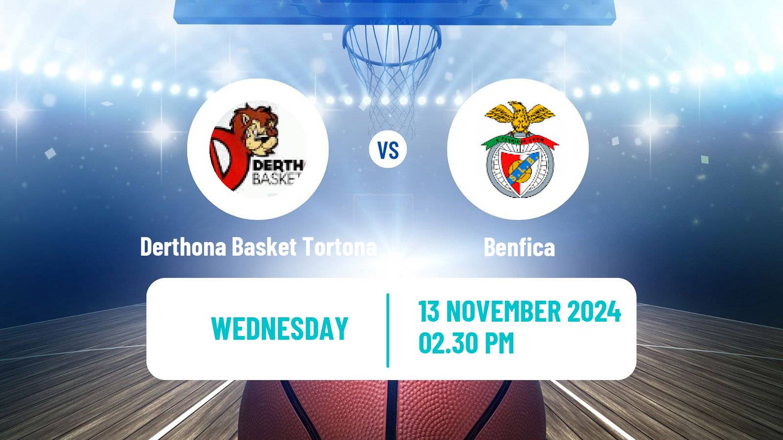 Basketball Champions League Basketball Derthona Basket Tortona - Benfica