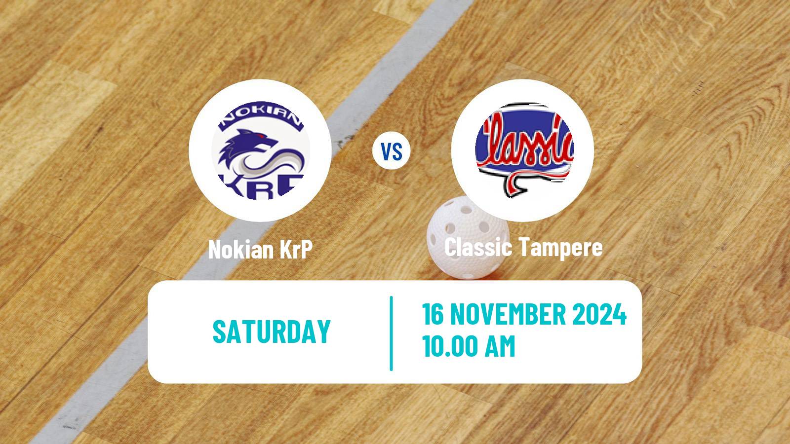 Floorball Finnish F-Liiga Nokian KrP - Classic Tampere