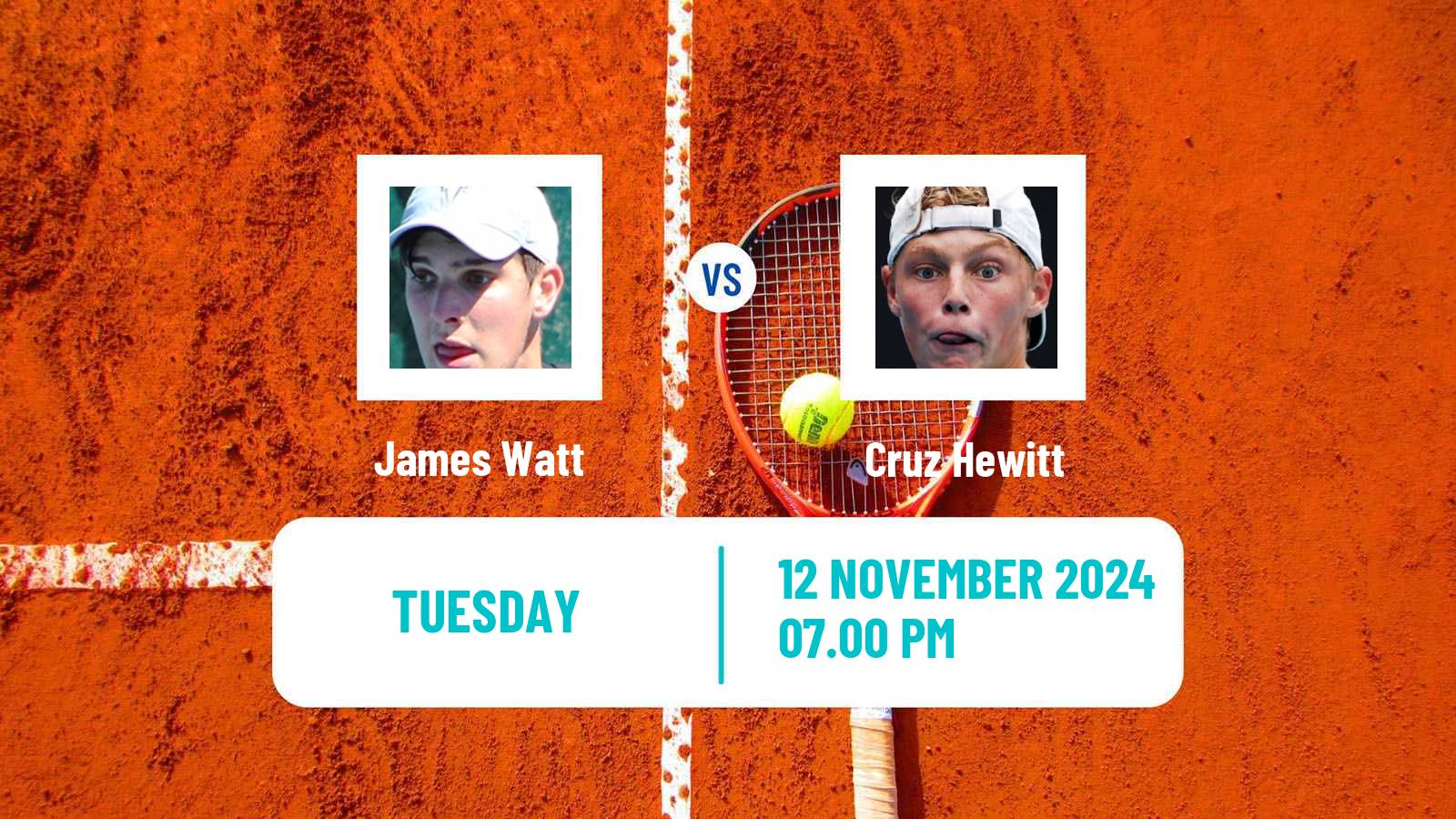 Tennis ITF M25 Brisbane Men James Watt - Cruz Hewitt