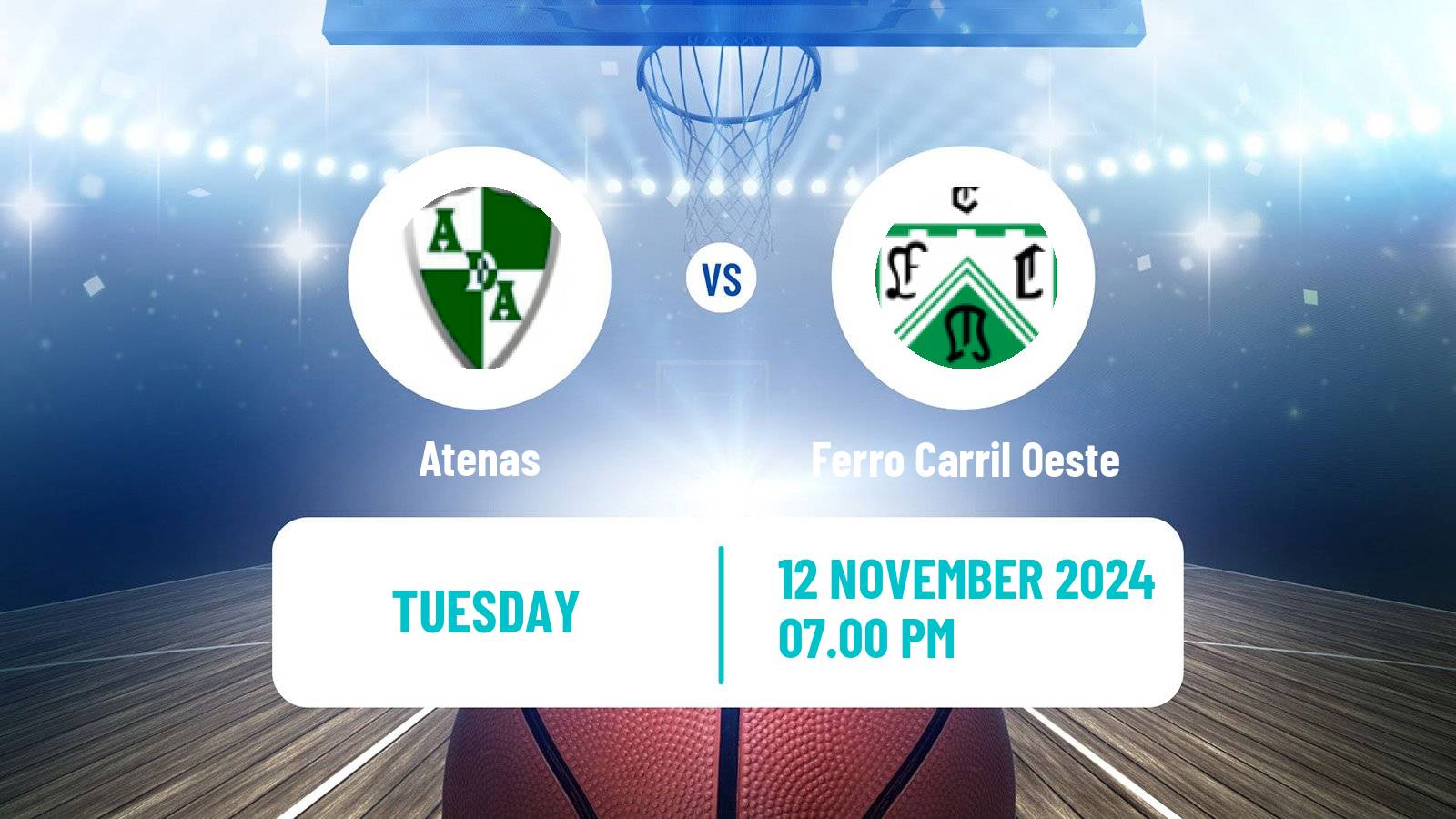 Basketball Argentinian LNB Atenas - Ferro Carril Oeste