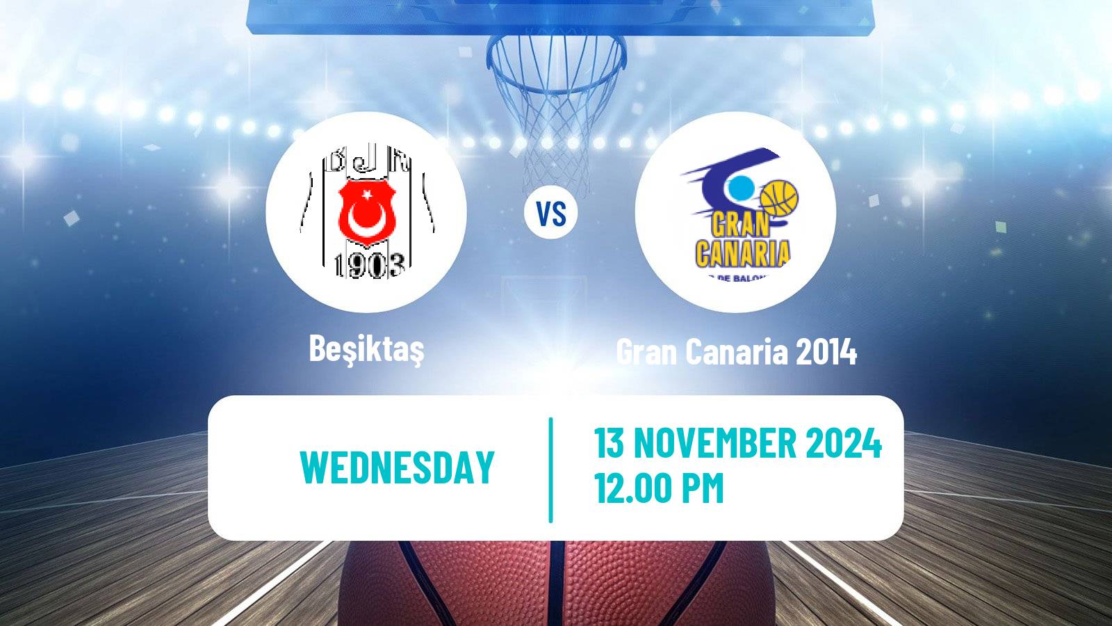 Basketball Eurocup Beşiktaş - Gran Canaria 2014