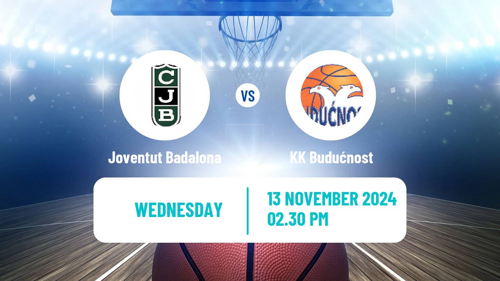 Basketball Eurocup Joventut Badalona - KK Budućnost