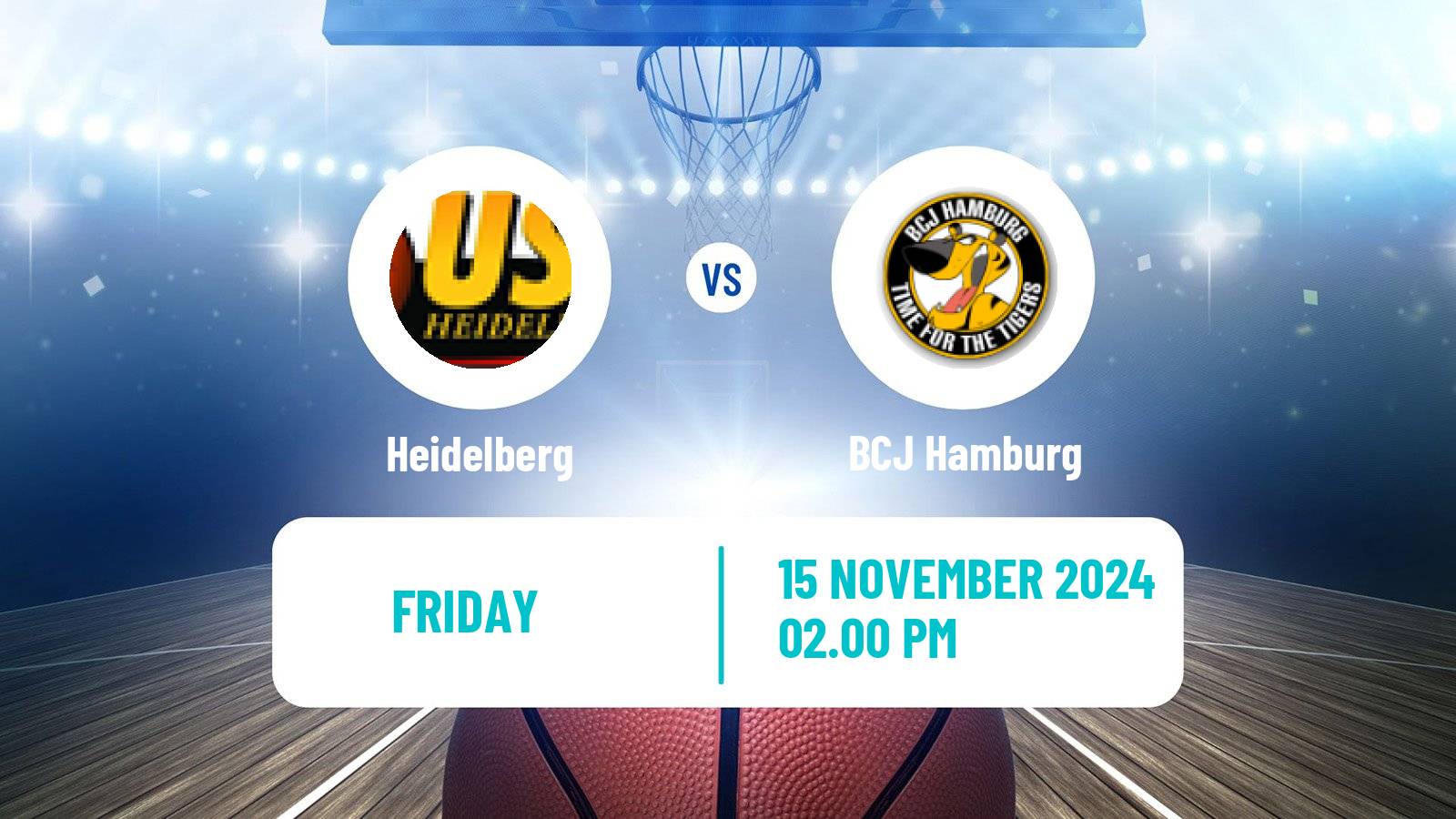 Basketball German BBL Heidelberg - BCJ Hamburg