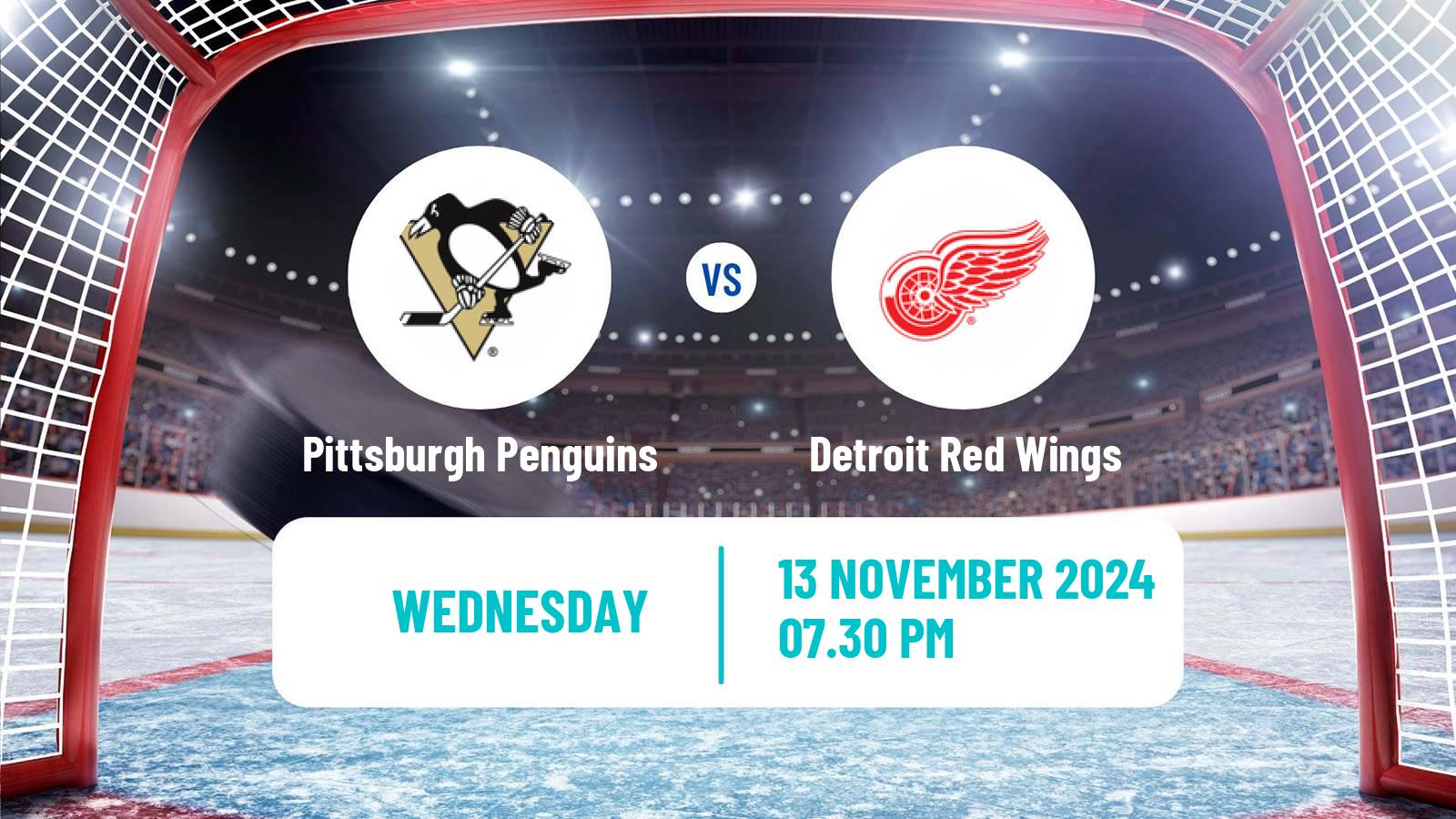 Hockey NHL Pittsburgh Penguins - Detroit Red Wings