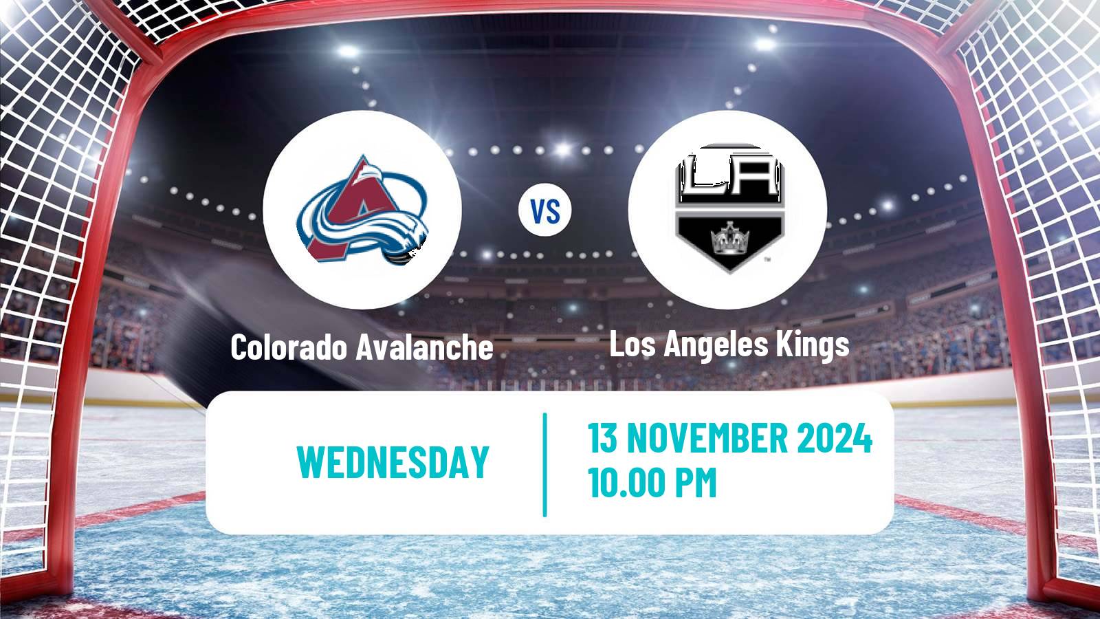 Hockey NHL Colorado Avalanche - Los Angeles Kings