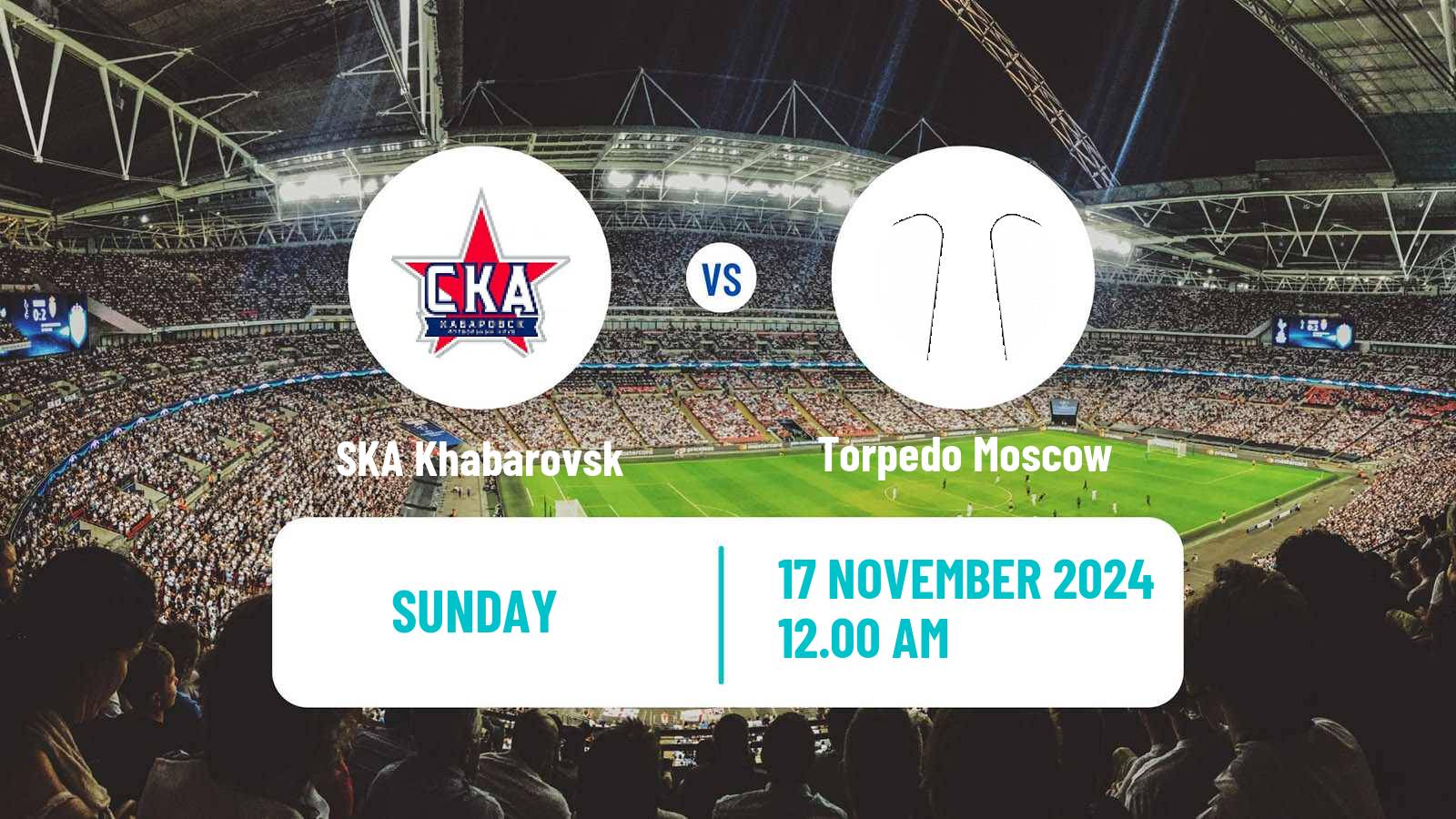 Soccer Russian FNL SKA Khabarovsk - Torpedo Moscow