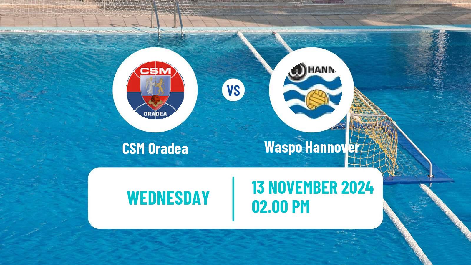 Water polo Champions League Water Polo CSM Oradea - Waspo Hannover