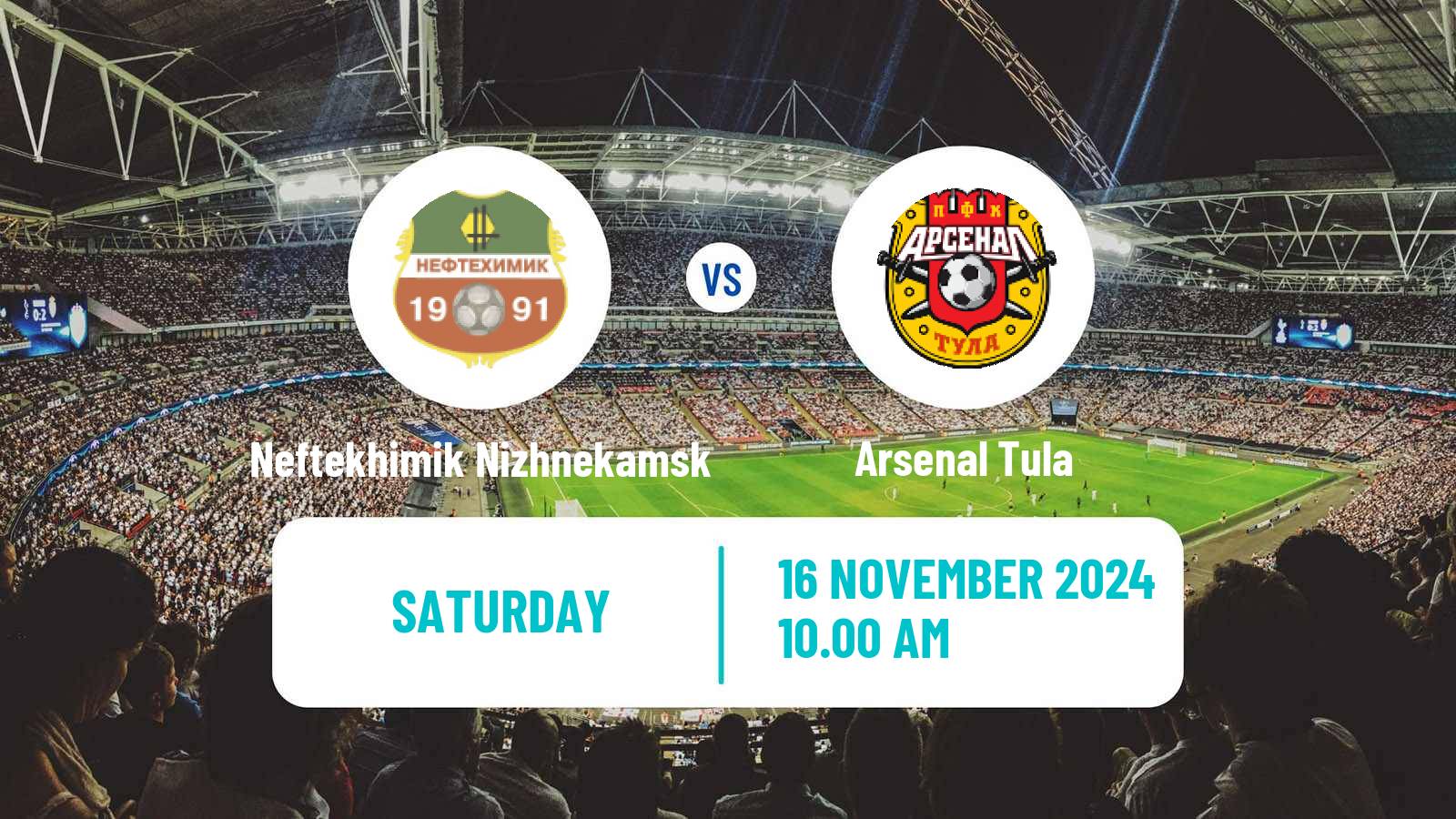 Soccer Russian FNL Neftekhimik Nizhnekamsk - Arsenal Tula