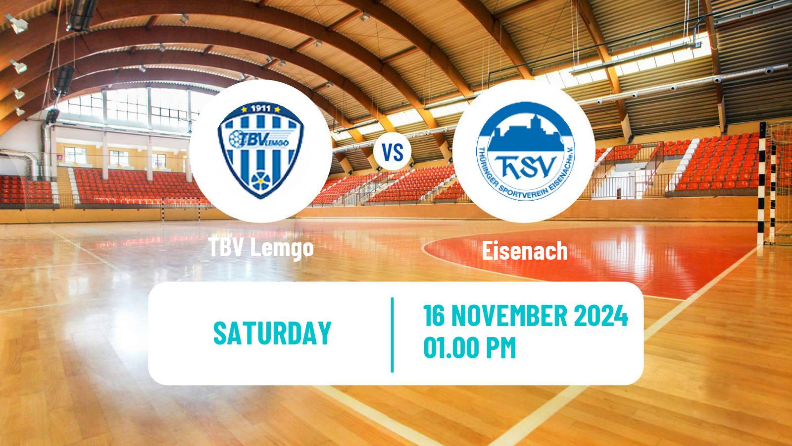 Handball German Bundesliga Handball TBV Lemgo - Eisenach