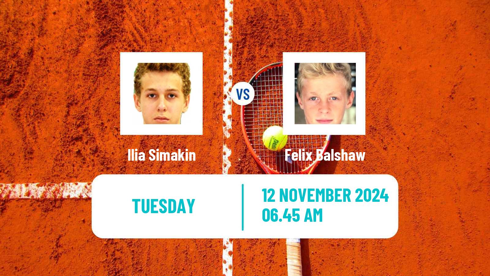 Tennis ITF M15 Heraklion 12 Men 2024 Ilia Simakin - Felix Balshaw