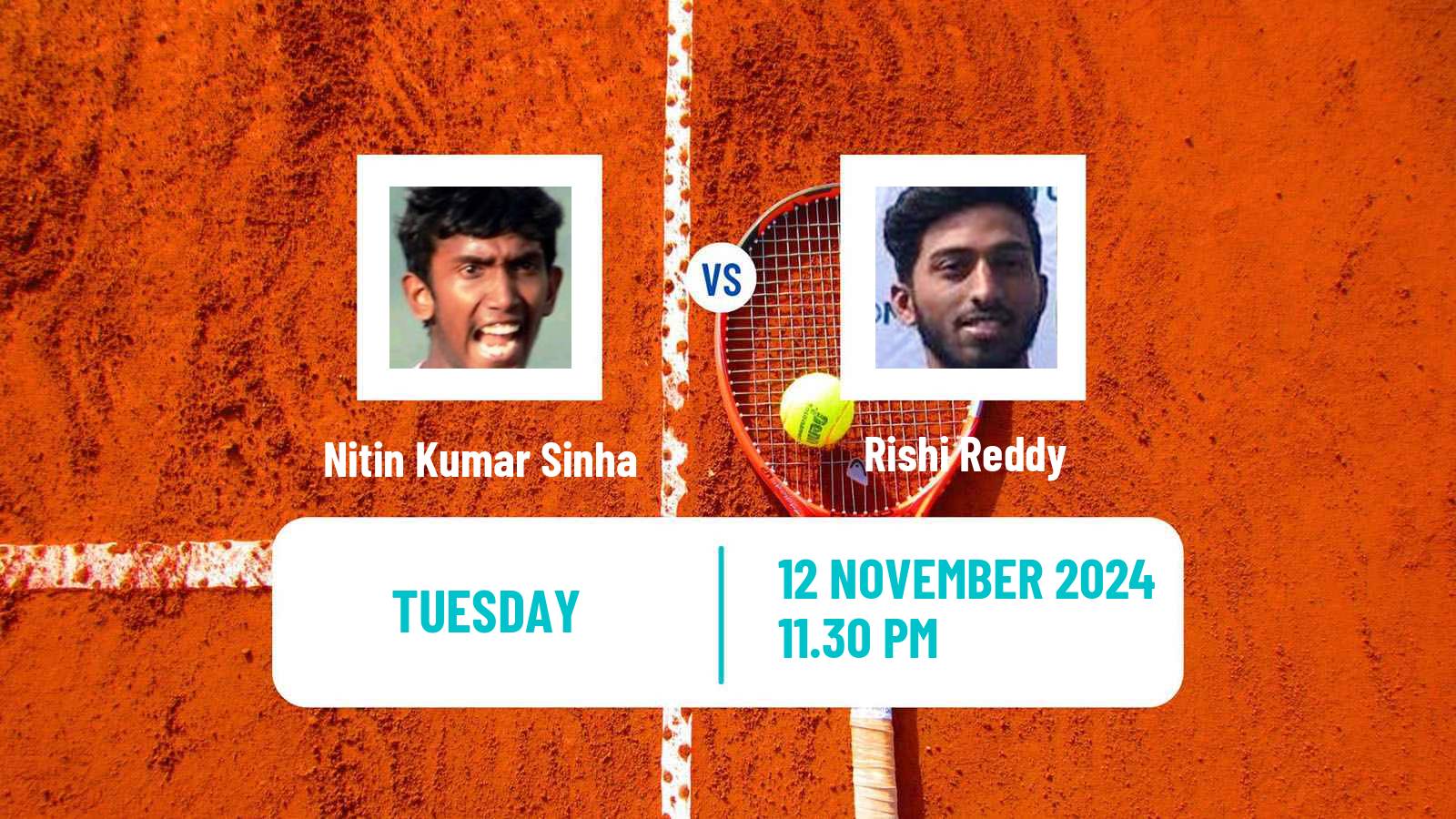 Tennis ITF M25 Mumbai Men Nitin Kumar Sinha - Rishi Reddy