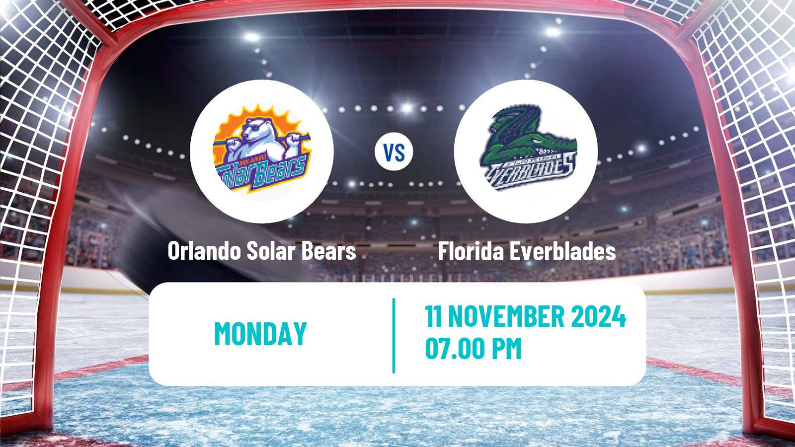 Hockey ECHL Orlando Solar Bears - Florida Everblades