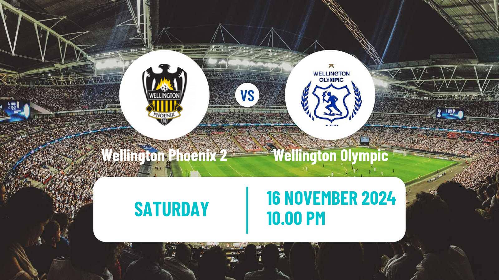 Soccer New Zealand National League Wellington Phoenix 2 - Wellington Olympic