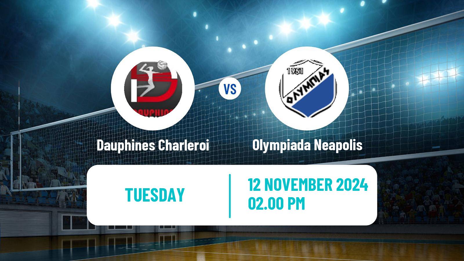 Volleyball CEV Challenge Cup Women Dauphines Charleroi - Olympiada Neapolis