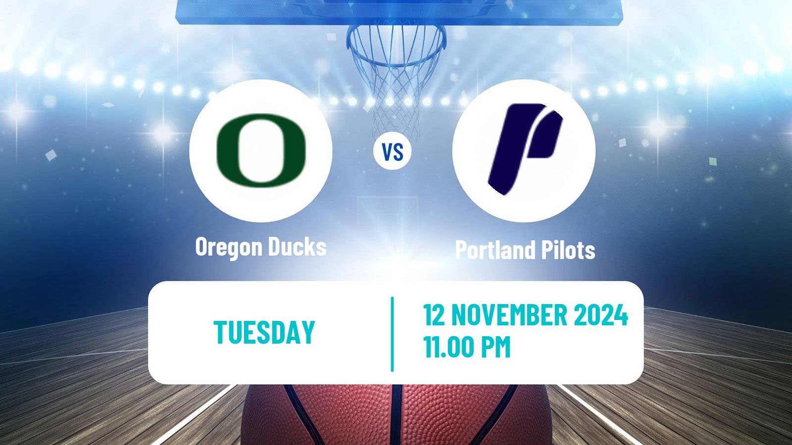 Basketball NCAA College Basketball Oregon Ducks - Portland Pilots