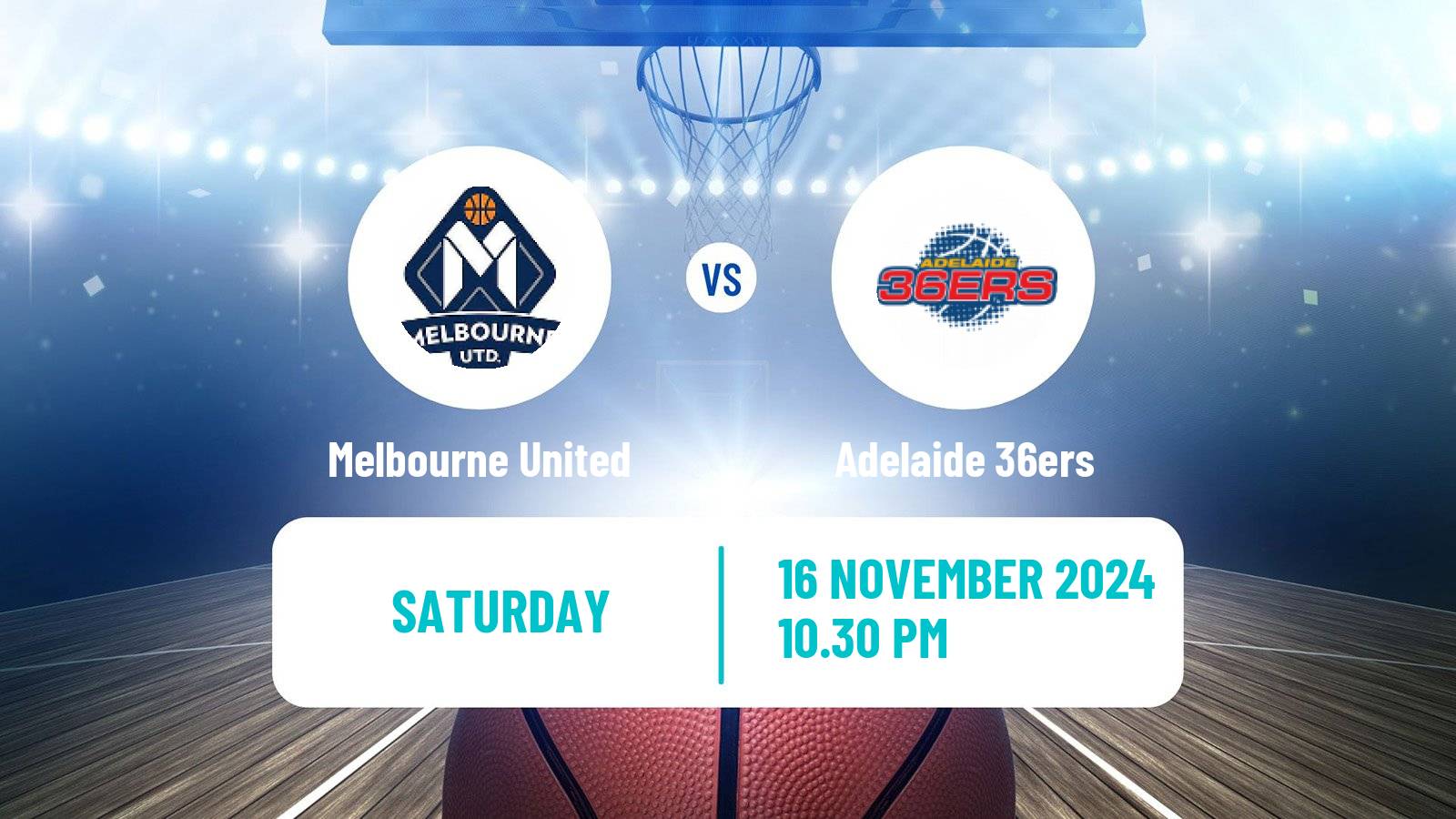 Basketball Australian NBL Melbourne United - Adelaide 36ers