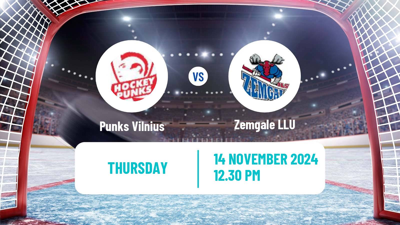 Hockey Latvian Hokeja Liga Punks Vilnius - Zemgale LLU