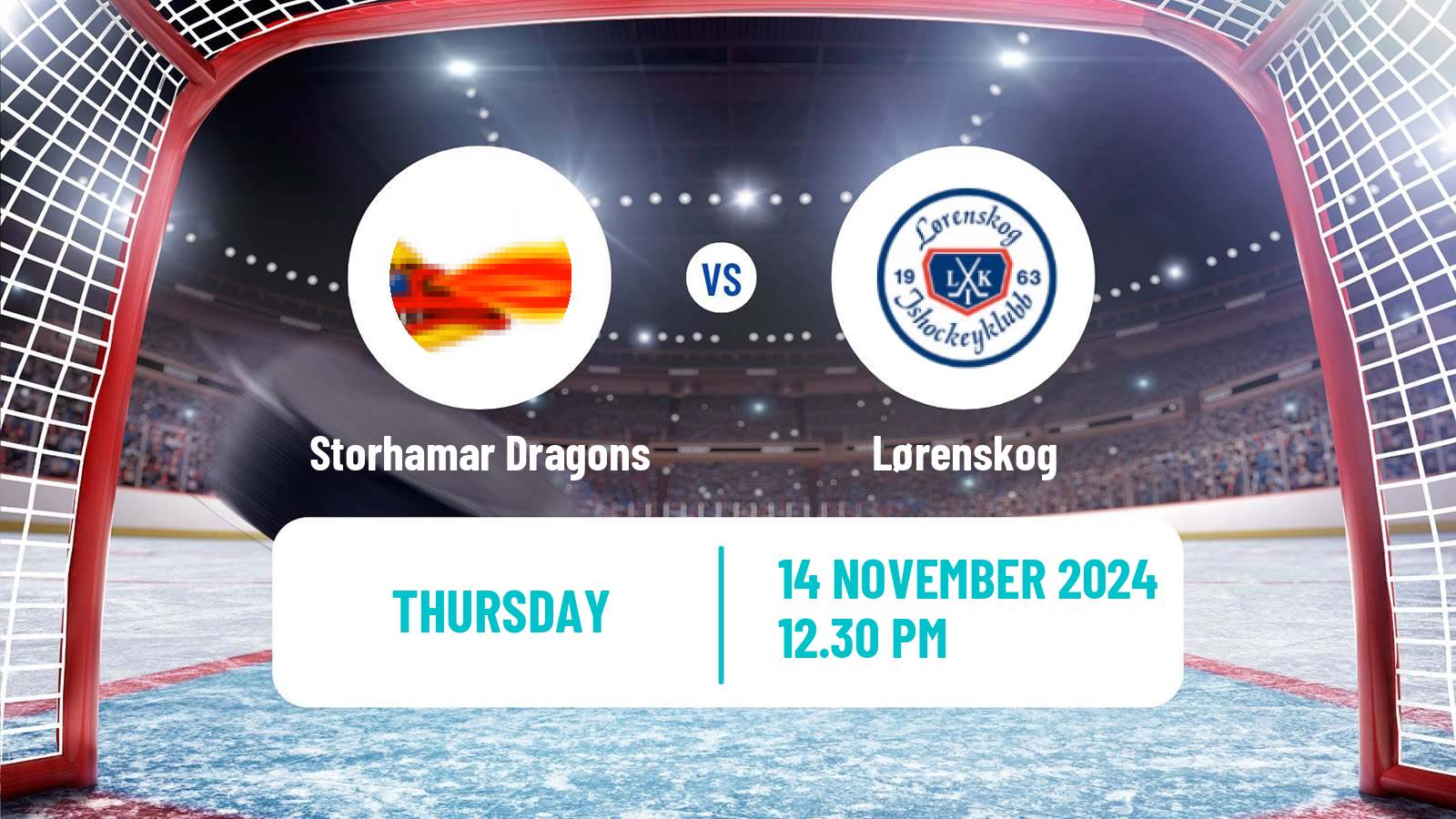 Hockey Norwegian Ligaen Hockey Storhamar Dragons - Lørenskog