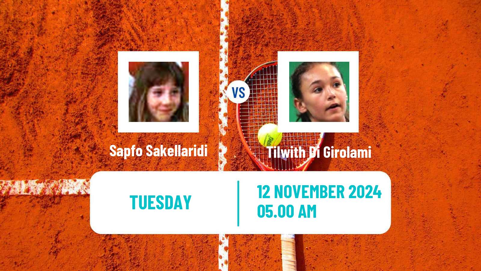 Tennis ITF W15 Heraklion 7 Women 2024 Sapfo Sakellaridi - Tilwith Di Girolami