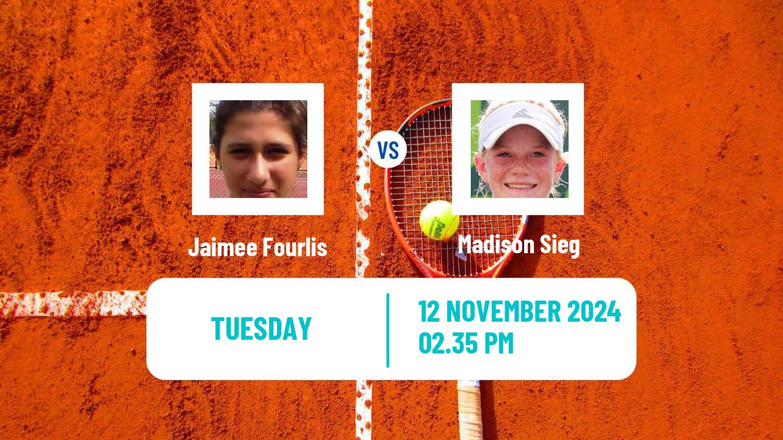 Tennis ITF W50 Austin Tx Women 2024 Jaimee Fourlis - Madison Sieg