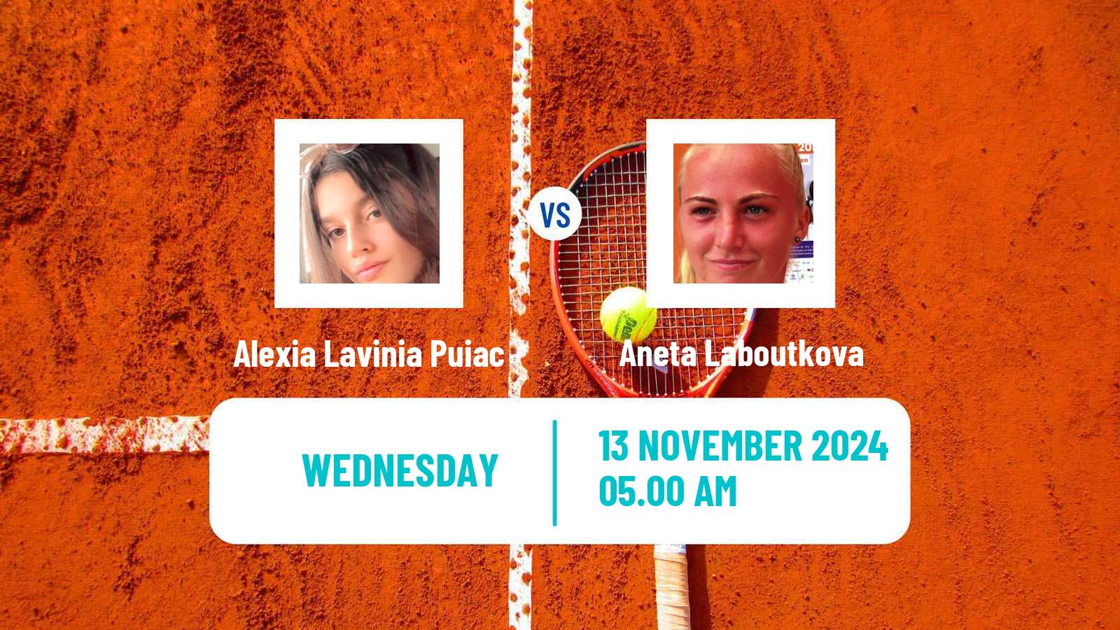 Tennis ITF W50 Funchal Women Alexia Lavinia Puiac - Aneta Laboutkova