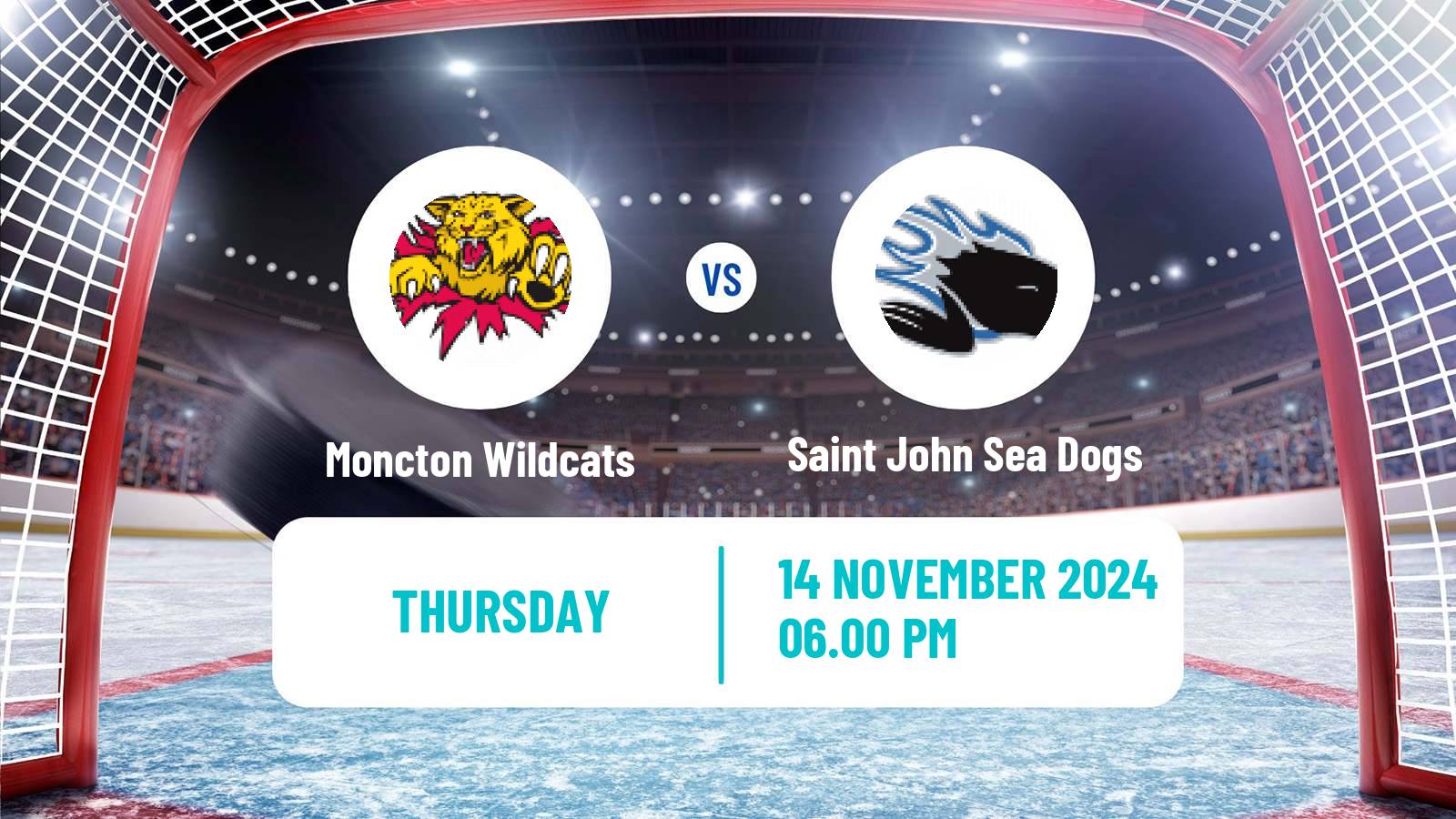 Hockey QMJHL Moncton Wildcats - Saint John Sea Dogs