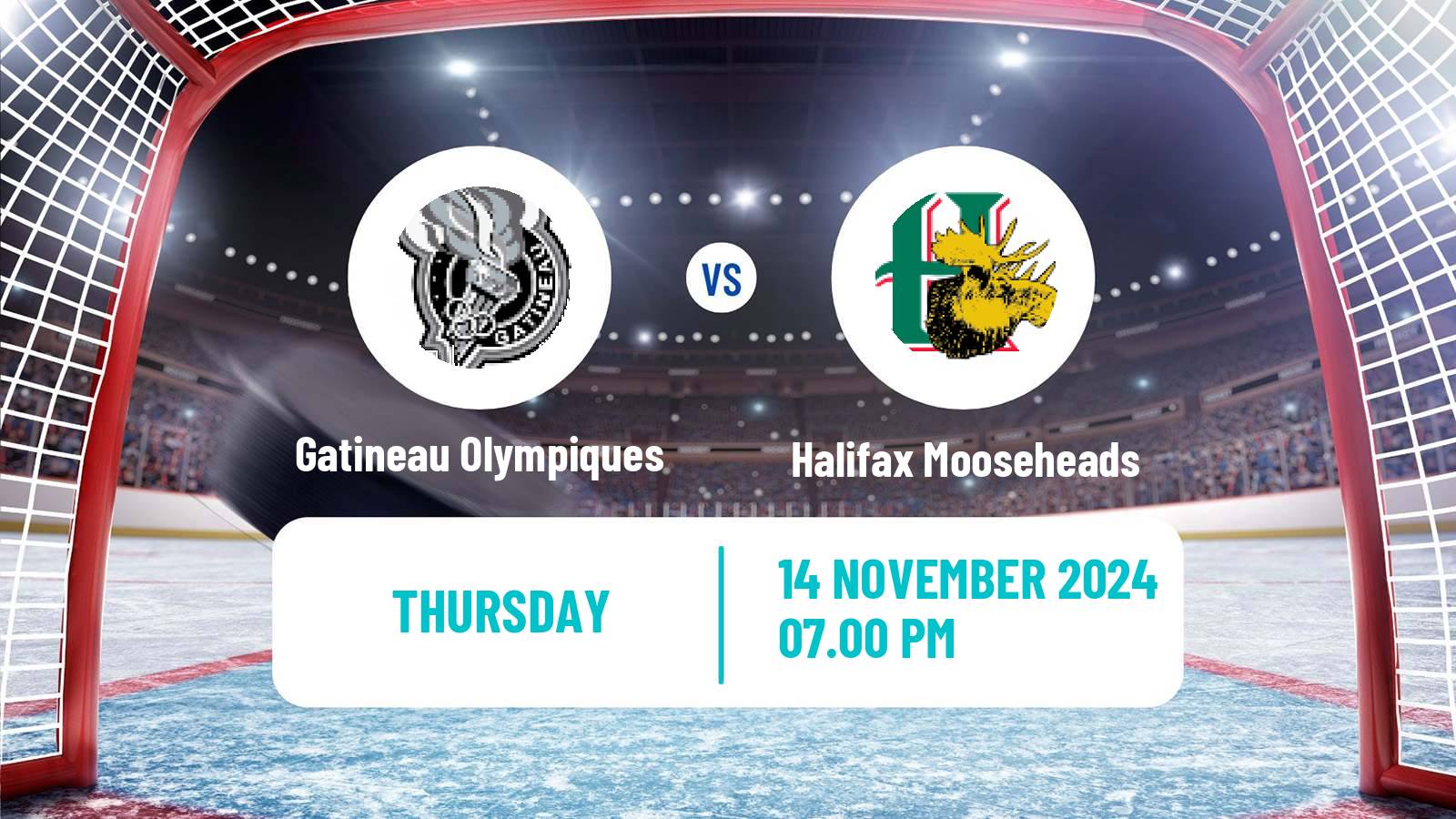 Hockey QMJHL Gatineau Olympiques - Halifax Mooseheads