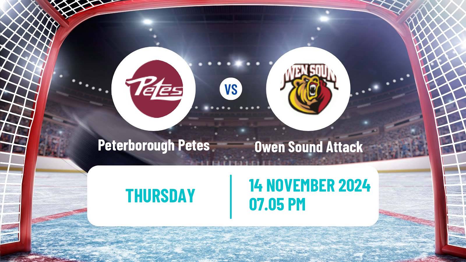 Hockey OHL Peterborough Petes - Owen Sound Attack